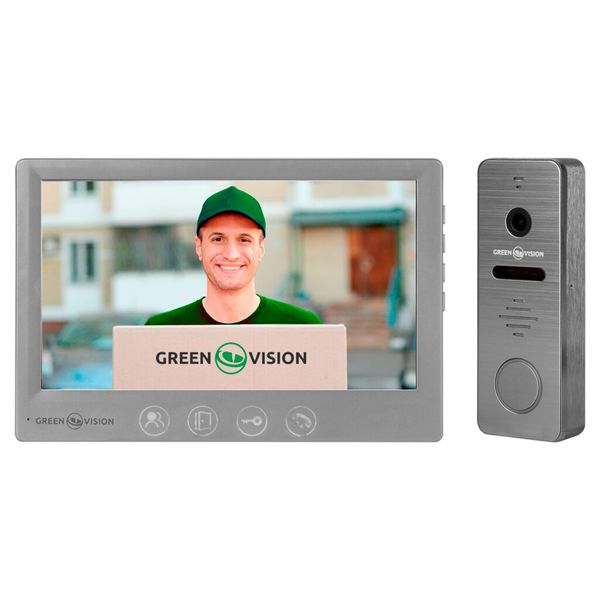 Комплект відеодомофону GreenVision GV-002-GV-058+GV-005 300318 фото