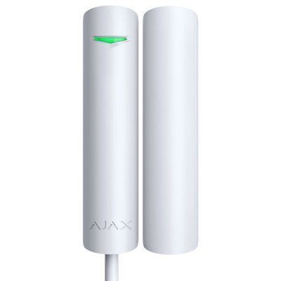 Ajax DoorProtect Fibra white Проводной магнитоконтактный извещатель 300594 фото