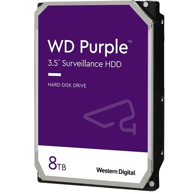 Накопичувач HDD Western Digital Purple 8TB 5400rpm 256MB WD85PURZ 3.5 SATA III 301801 фото