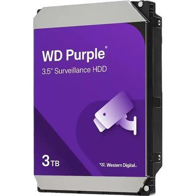 Жесткий диск Western Digital Purple Surveillance 3TB 5400rpm 128MB (WD34PURZ) 10052 фото