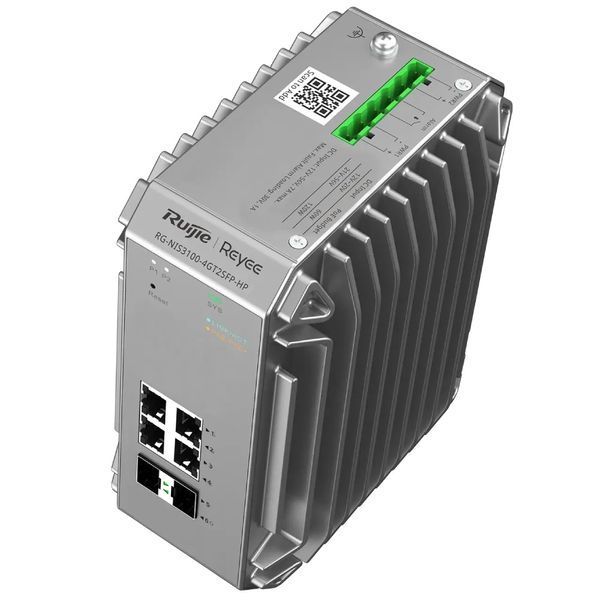 Промисловий для суворих умов експлуатації Ruijie RG-NIS3100-4GT2SFP-HP 301257 фото