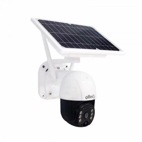 Бездротова поворотна IP камера відеоспостереження з сонячною батареєю та 4G Oltec IPC-322SW-G 19192 фото