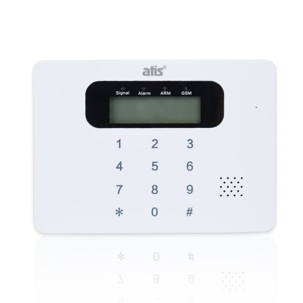 Комплект бездротової GSM сигналізації ATIS Kit GSM 100 + бездротовий датчик диму ATIS 229DW 1010930 фото