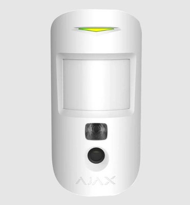 Ajax MotionCam (PhOD) Jeweller (8EU) white бездротовий сповіщувач руху з камерою 7051 фото