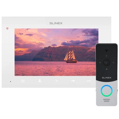 Комплект відеодомофону Slinex ML-20HD(Black)+SQ-07MTHD(White) 301547 фото