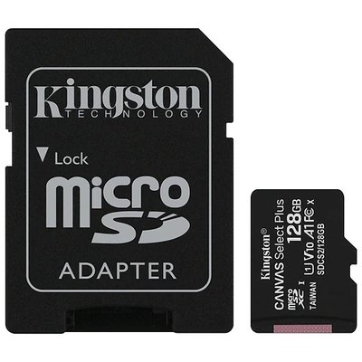 Карта памяти Kingston 128 Гб microSDXC U1 V10 A1 (SDCS2/128GBSP) 301165 фото