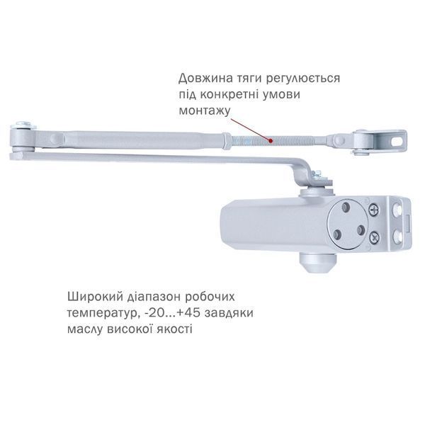 Дотягувач RYOBI *9900 9903 SILVER 301360 фото