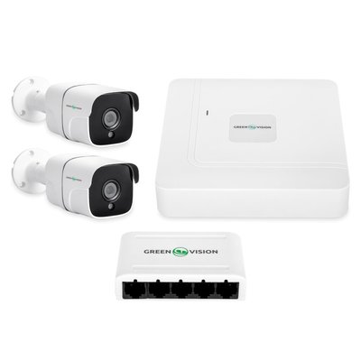 Комплект видеонаблюдения на 2 камеры GV-IP-K-W68/02 4MP (Lite) 300176 фото
