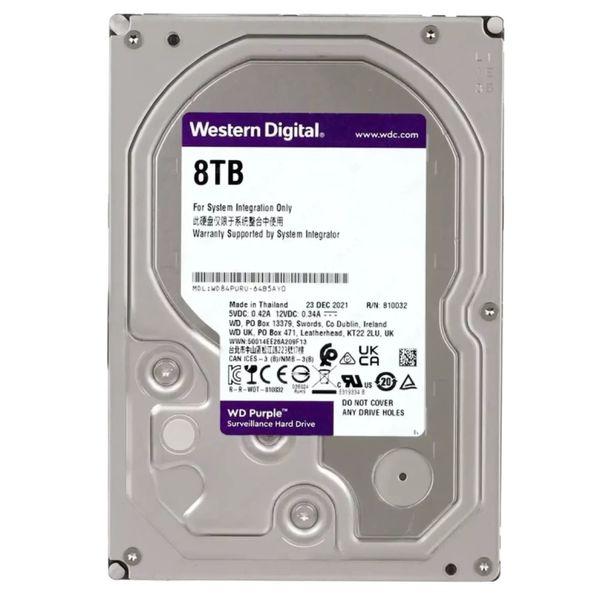 жесткий диск Western Digital WD Purple Surveillance WD83PURU 301067 фото