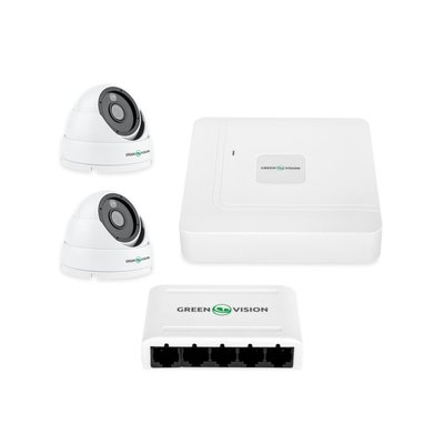 Комплект видеонаблюдения на 2 камеры GV-IP-K-W67/02 4MP (Lite) 300177 фото