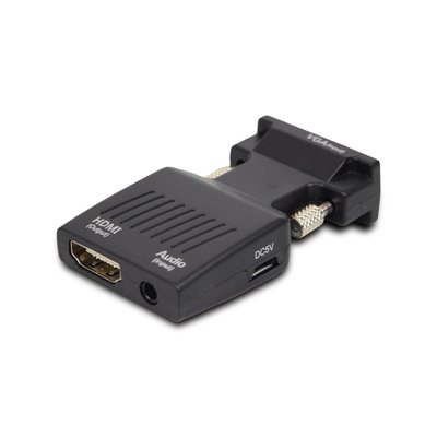 Конвертер відеосигналу ATIS VGA-HDMI-C з кабелями 115850 фото