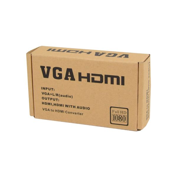 Конвертер відеосигналу ATIS VGA-HDMI-C з кабелями 115850 фото