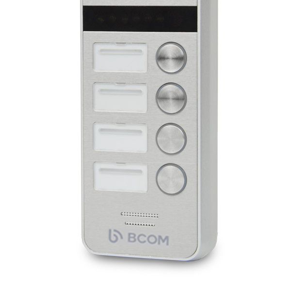 Відеопанель BCOM BT-404HD Silver на 4 абоненти 240577 фото