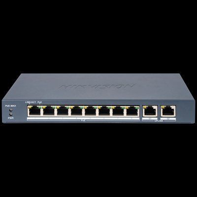 Коммутатор 10 портов управляемый Hikvision DS-3E1310P-EI(B) PoE 11111 фото