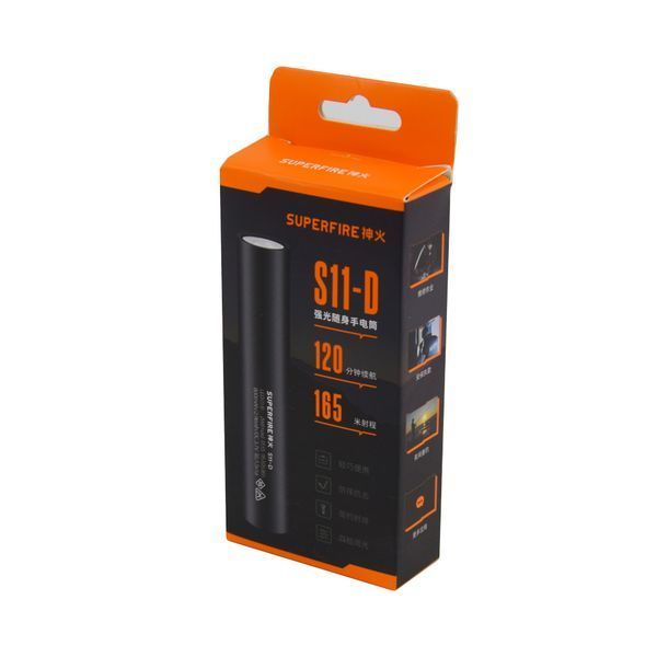 Перезаряжаемый ручной фонарик SUPERFIRE S11-D с мощностью 2 Вт 248783 фото
