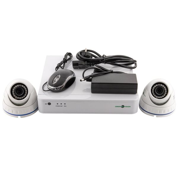 Вуличний комплект відеоспостереження на 4 камери GV-IP-K-S33/02 1080P 300181 фото