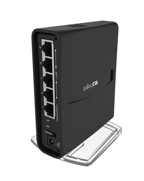 Двохдіапазонна Wi-Fi точка доступу з 5-портами Ethernet MikroTik RBD52G-5HacD2HnD-TC (hAP ac&sup2;) 301322 фото