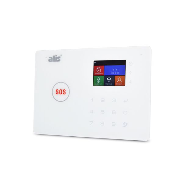 Комплект бездротової GSM сигналізації ATIS Kit GSM + WiFi 130 з вбудованою клавіатурою 111125 фото