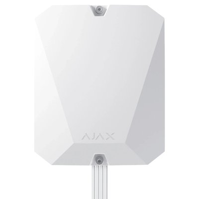 Проводная охранная централь Ajax Hub Hybrid (4G) white 301077 фото