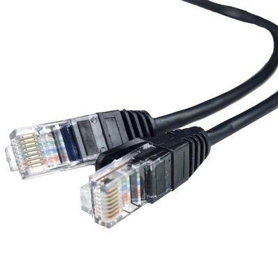 Патч-корд черный 0.5м UTP CAT5e 301928 фото