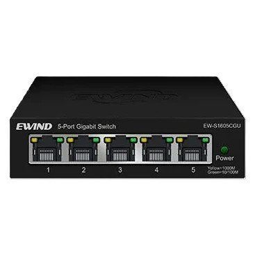Коммутатор 5 портов неуправляемый Ewind EW-S1605CGU 1000M 301229 фото
