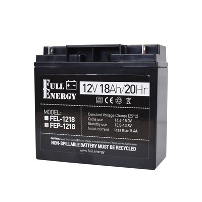 Аккумулятор 12В 18 Ач для ИБП Full Energy FEP-1218 103107 фото