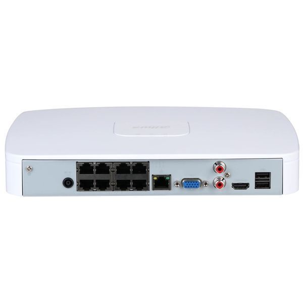 DHI-NVR2108-8P-I2 8-канальный Smart 1U 8PoE 1HDD WizSense 300589 фото