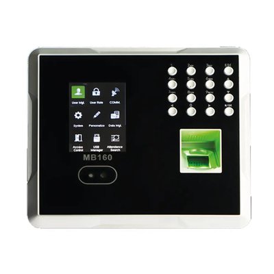 Біометричний термінал ZKTeco MB160 ID ADMS розпізнавання по обличчю, відбитку пальця, карті 220197 фото