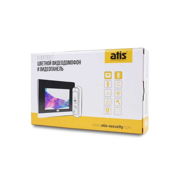 Комплект відеодомофона ATIS AD-480MB Kit box 114352 фото