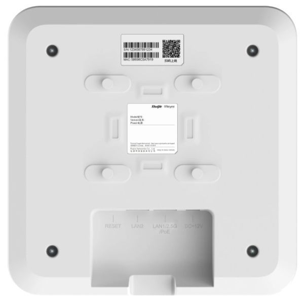 Внутренняя двухдиапазонная Wi-Fi 6 точка доступа Multi-G Ruijie Reyee RG-RAP2260 301096 фото